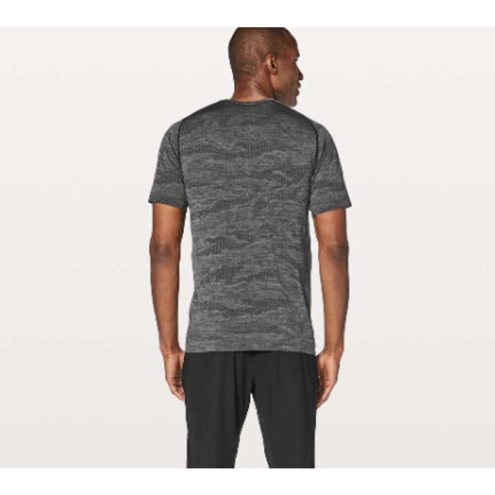 Lululemon‎ Metal Vent Tech Short Sleeve Black / Anchor - Picture 2 of 6
